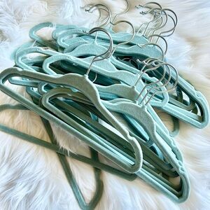 25 Velvet Baby/toddler blue hangers.